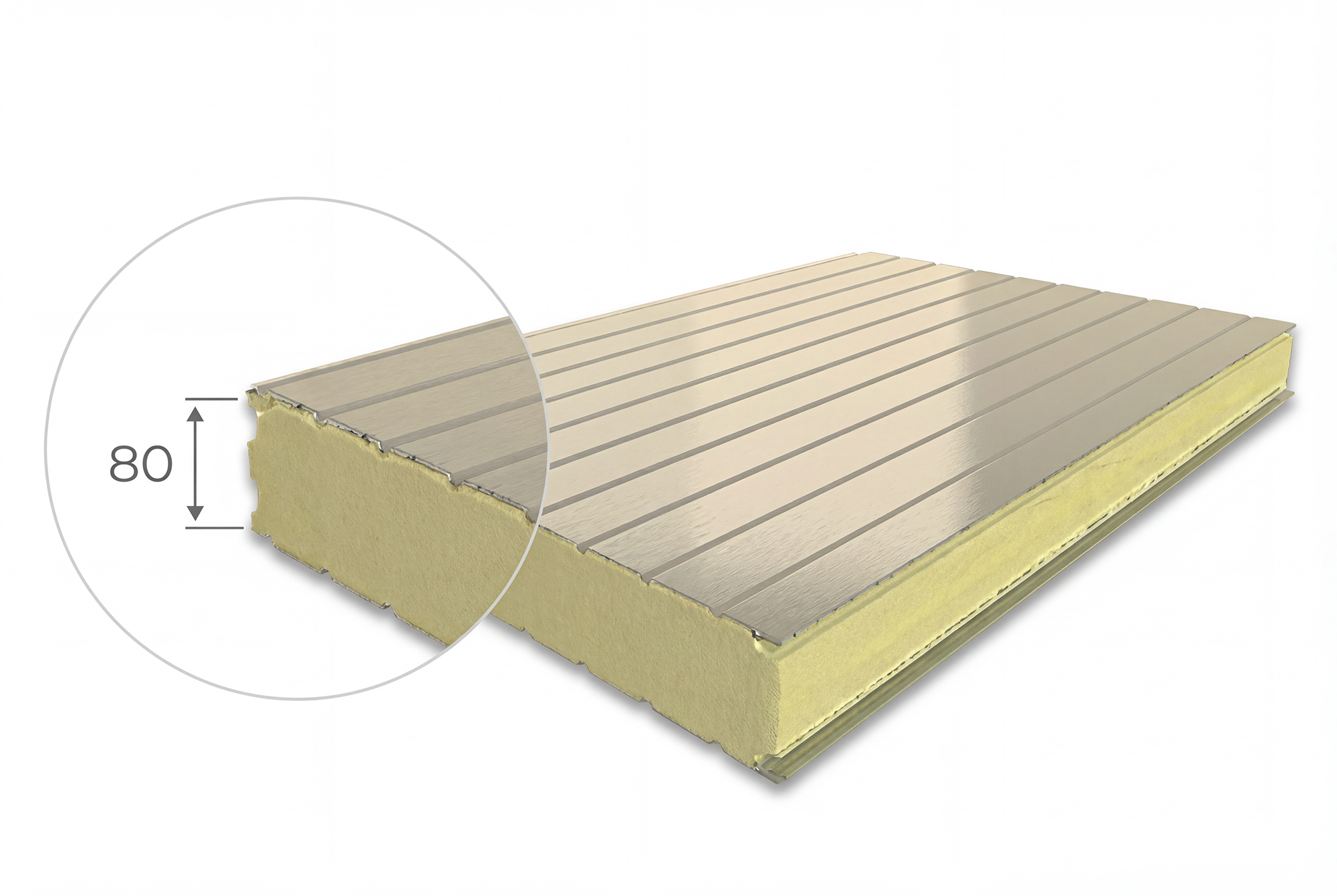 Сэндвич-панели кровельные с утеплителем пенополиизоцианурат PIR